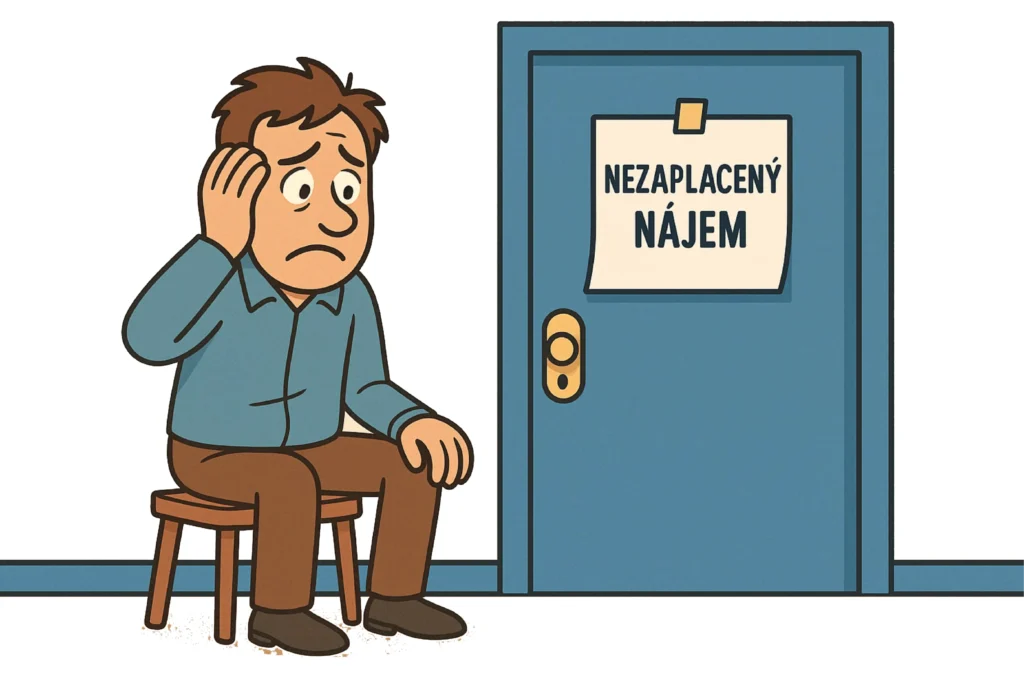 Infografika: Co dělat, když nájemník neplatí nájem